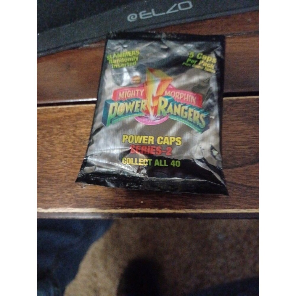 Mighty Morphin Power Rangers Pogs Vintage Sealed Packs Pog Milk Caps LOT OF 4